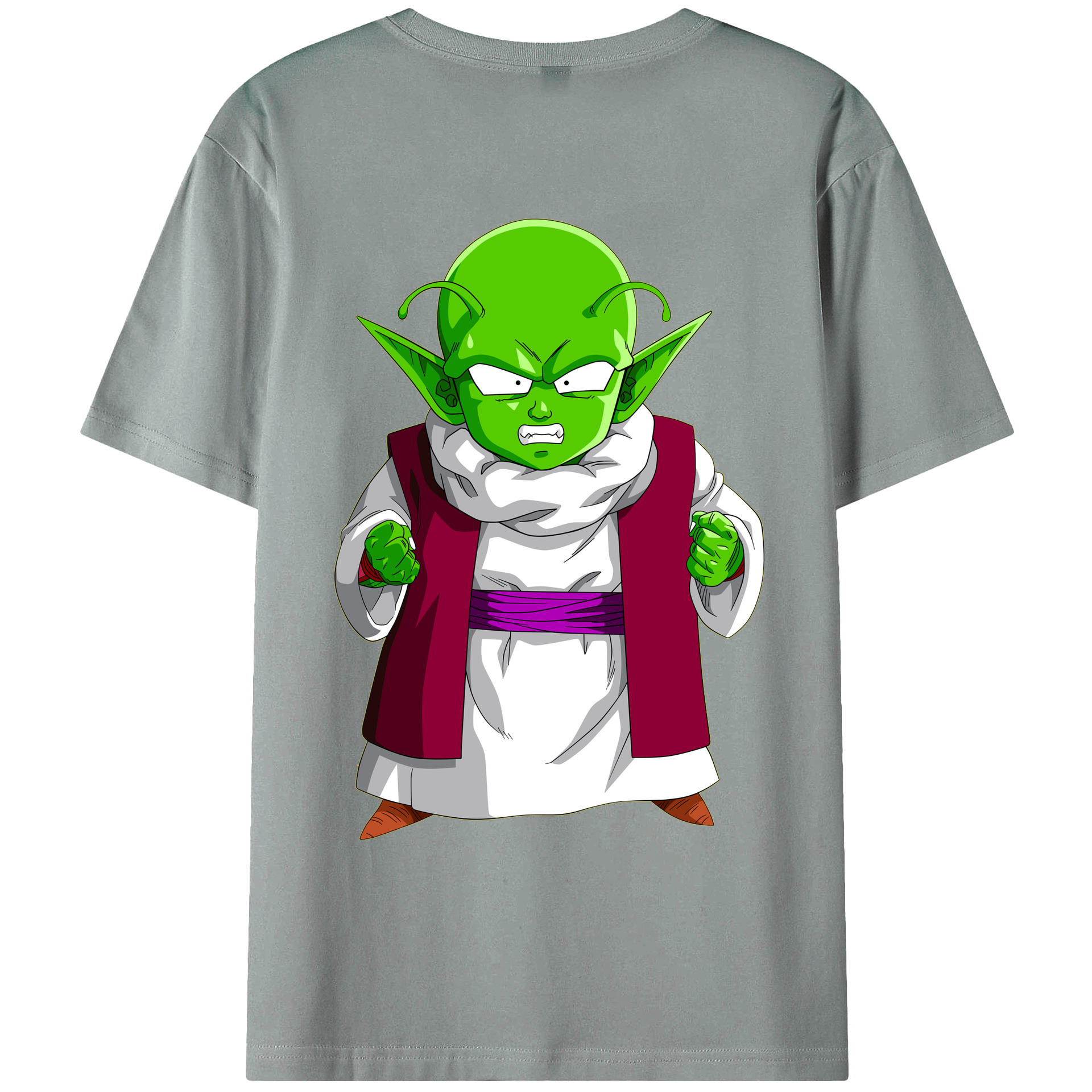 （画像用） ドラゴンボール ピッコロ DRAGON BALL Piccolo 綿100％ メンズ半袖Tシャツ（バックプリント） 通気性